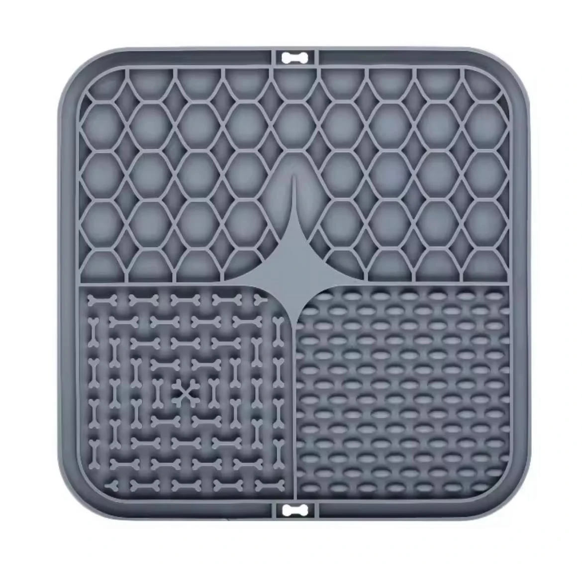 Tapis de lèche gris